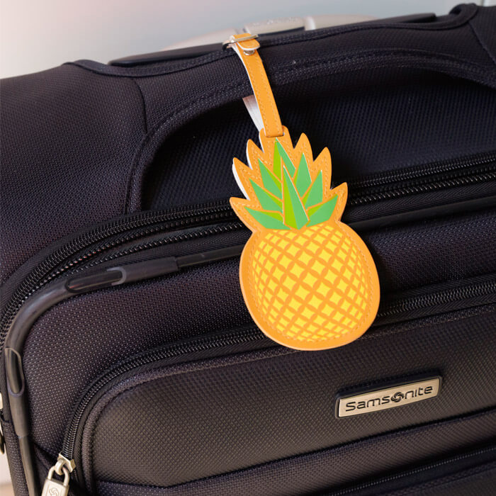 Kofferanhänger Ananas